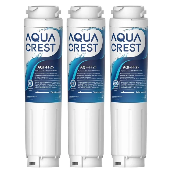 Aqua Crest AQ-F25 3Pack Compatible Alternative for Bosch Ultra Clarity